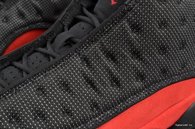 Jordan mens 414571-004  13 Air red black RetroBred 0613